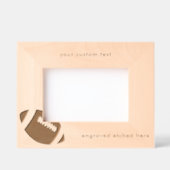 刻印カスタムアメリカンフットボール・グリディロン レーザー彫刻フレーム (正面)