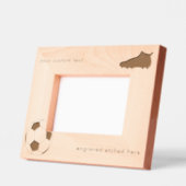 刻印カスタムアメリカンフットボール レーザー彫刻フレーム (左)