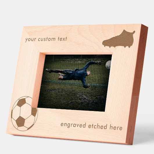 刻印カスタムアメリカンフットボール レーザー彫刻フレーム