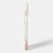 刻印ピンク色のガーリーフローラ2枚フォト Case-Mate iPhoneケース (裏面 / 右)