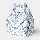 刻印フローラトイルと風車とボート – 青 フェイバーボックス (裏面サイド)