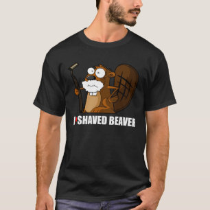 剃られたビーバー Tシャツ