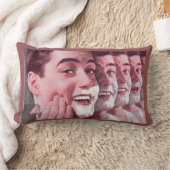 剃ることの生成 ランバークッション (ブランケット)