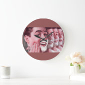 剃ることの生成 ラージ壁時計 (ホーム)