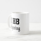 剃ること コーヒーマグカップ (正面左)