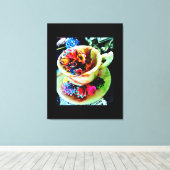 削り花（鉛筆） キャンバスプリント (インサイチュ (ウッドフロア))