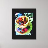 削り花（鉛筆） キャンバスプリント (正面)