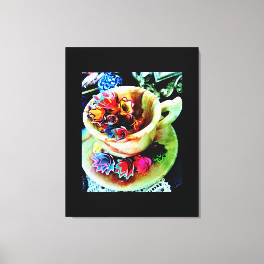 削り花（鉛筆） キャンバスプリント (正面)