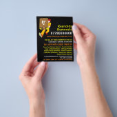 削除マンボックスデザイン、削除カンパニー広告 チラシ (手)