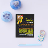 削除マンボックスデザイン、削除カンパニー広告 チラシ (シングル)