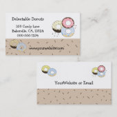 削除可能なドーナツ 名刺 (正面/裏面)