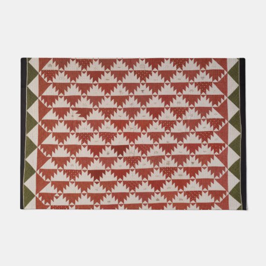 削除可能な山キルトドアマット ドアマット (正面)