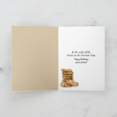 削除可能な誕生日チョコレートチップクッキー カード (内部)