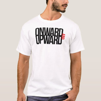 前そして上向きに Tシャツ