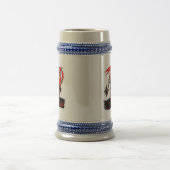 前で基本的なロゴのマグ ビールジョッキ (中央)