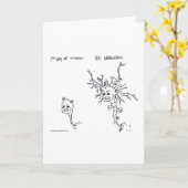 前と後：卒業初日 カード (黄色い花)