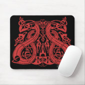 前にバイキングの赤、mousepad マウスパッド (マウス)
