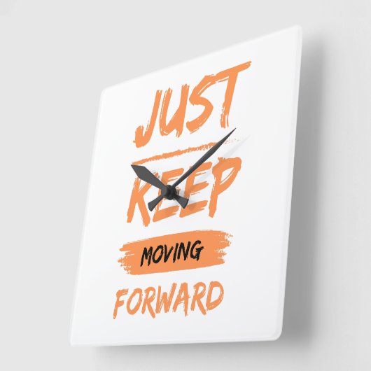 前に保移る スクエア壁時計 (傾斜)