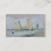 、前に帰因するSolentの競争をヨットに乗って下さい 名刺 (裏面)