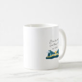 前に進む、良い事が先に進んでいる コーヒーマグカップ (正面右)