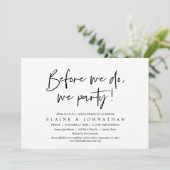 前に、我々パーティーのリハ結婚ーサルディナー 招待状 (スタンド正面)