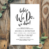 前に、私たちはリハーサル結婚ディナー 招待状