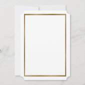 前にPromJunior、素晴らしいGatsbyの白い金ゴールド セーブザデート (裏面)