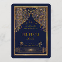 前にPromJunior、素晴らしいGatsbyの金ゴールド、海軍