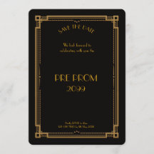 前にPromJunior、素晴らしいGatsbyの黒いミニマリスト