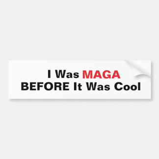 前のトランプステッカーMAGA クール バンパーステッカー