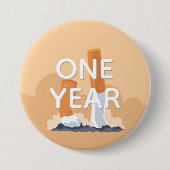 前の喫煙者は喫煙をやめます 缶バッジ (正面)