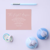 前の夜にバジェット・ピンク |招待状チラシ チラシ (シングル)