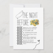 前の夜ミニマルはヒマワリが台本を書く 招待状 (正面)