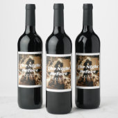 前の夜。写真エレガントリハーサル ワインラベル (ボトル)