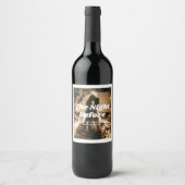 前の夜。写真エレガントリハーサル ワインラベル (正面)