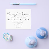 前の夜 |招待状 チラシ (シングル)