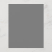 前の晩にバジェット・グレー |招待状チラシ チラシ (裏面)