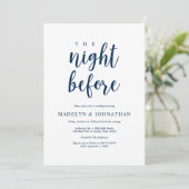 前の晩,リハー素朴サルディナー 招待状 (スタンド正面)