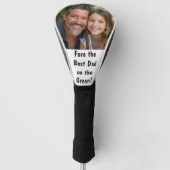 前の最高のパパ ゴルフヘッドカバー (正面)