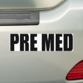 前のOxygentees Med バンパーステッカー (車上)