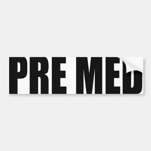 前のOxygentees Med バンパーステッカー (正面)