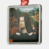 前のVotoはシエナのSt.キャサリンに捧げました メタルオーナメント (左)