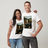 前のVotoはシエナのSt.キャサリンに捧げました Tシャツ (ユニセックス)