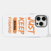 前へ進み続ける iPhoneケース (裏面横)