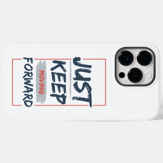 前へ進め – モチベーションを高める名言 Case-Mate iPhoneケース (裏面 (横))