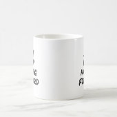 前へ進め 筋トレ ハッスル 成功 コーヒーマグカップ (中央)