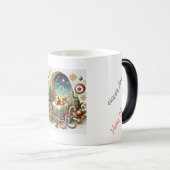 前もって聖降誕祭お目出とう。 モーフィングマグカップ (正面右)