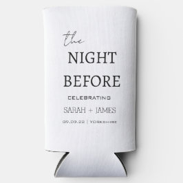 前エレガントのミニマル夜は白結婚く スリム缶クーラー