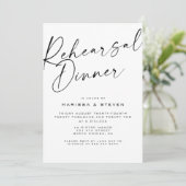 前エレガントの書道リハーサル晩餐会 招待状 (スタンド正面)