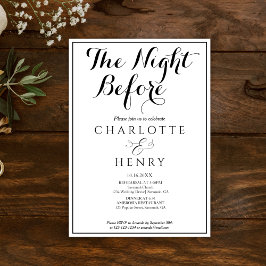 前エレガントミニマル夜 招待状